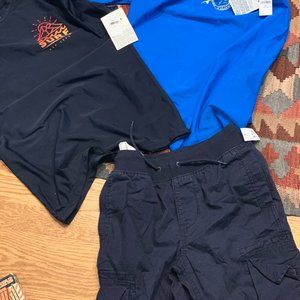 Boys GAP XL dk blue cotton shorts, XXL Swim shirts